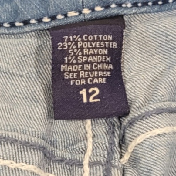 Denim shorts rhythm blues size 12 no flaws only worn once - Picture 3 of 5